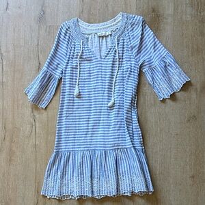 Vineyard Vines Blue and White Striped Dress